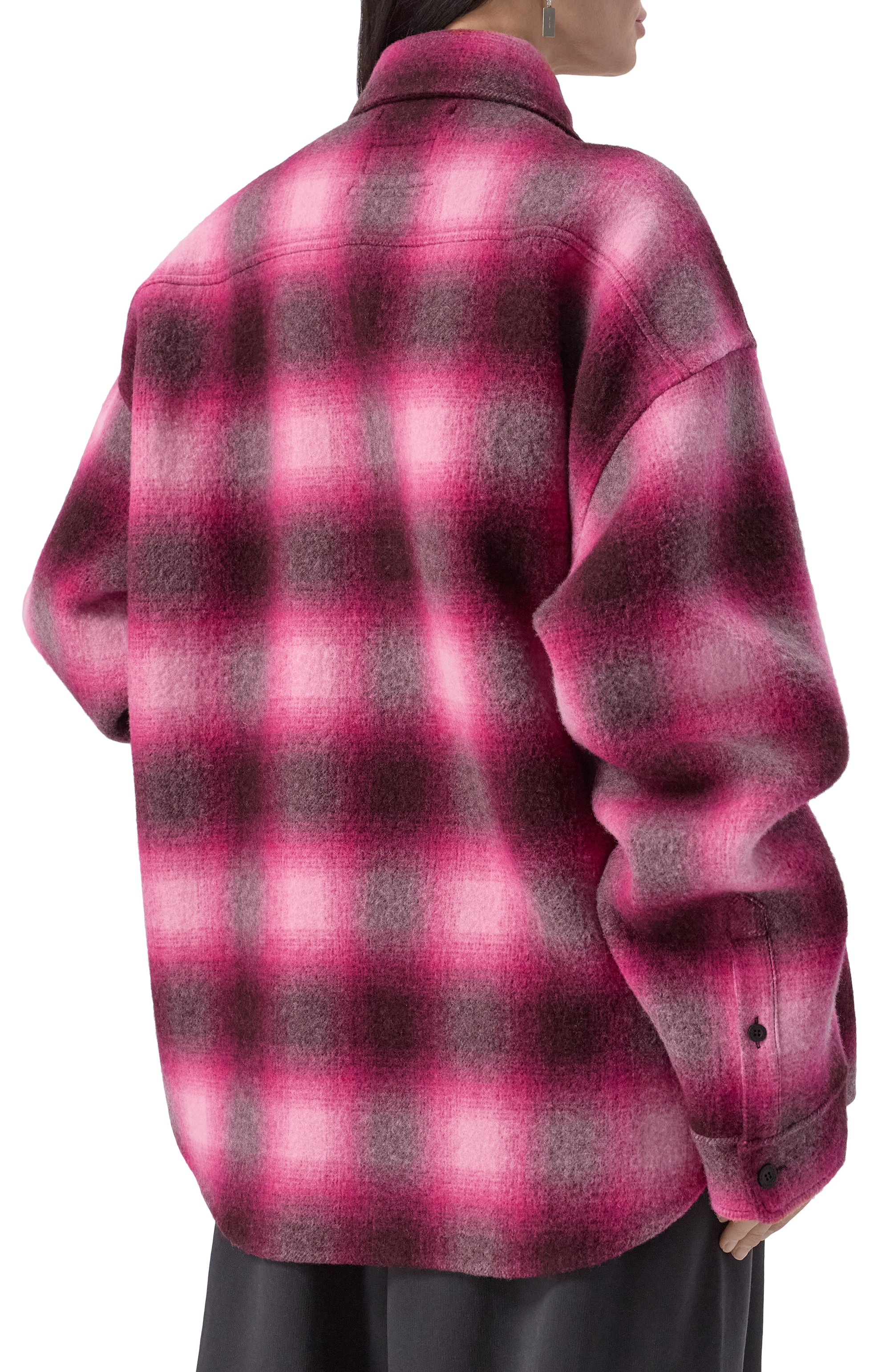 Шерстяная куртка-рубашка BALENCIAGA, арт. 814623/TRU13, фото 4