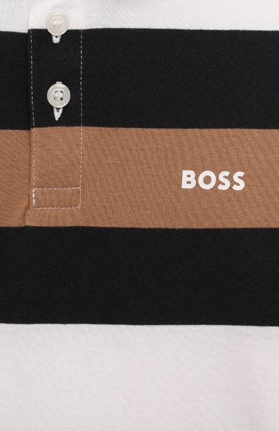 Хлопковое поло BOSS, арт. J50706, фото 3