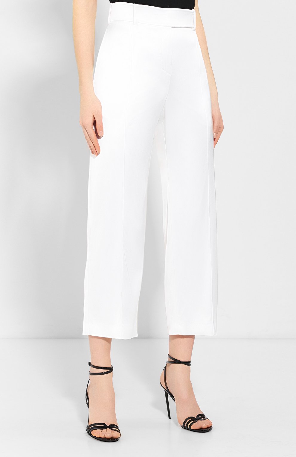 Укороченные брюки ALEXANDRE VAUTHIER белого цвета по цене 110500 руб., арт. 191PA853 0191-1015, фото 3 Укороченные брюки ALEXANDRE VAUTHIER, арт. 191PA853 0191-1015, фото 3