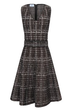 Платье из вискозы и шерсти PRADA, арт. 123254-1HVG-F0005-152, фото 1