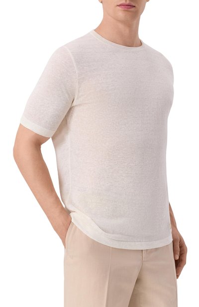 Льняная футболка ZILLI, арт. KRN002M0800VZLI00/52, фото 3