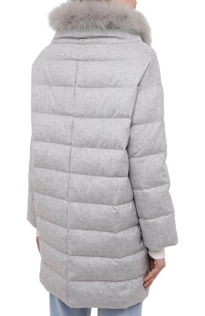 Пуховик HERNO серебряного цвета по цене 174000 руб., арт. PI1172D/38087, фото 4 Пуховик HERNO, арт. PI1172D/38087, фото 4