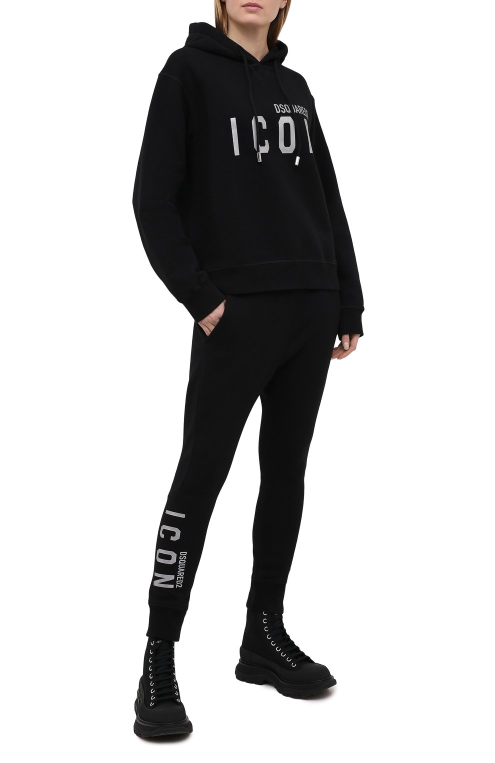 Хлопковое худи DSQUARED2, арт. S80GU0033/S25042, фото 2