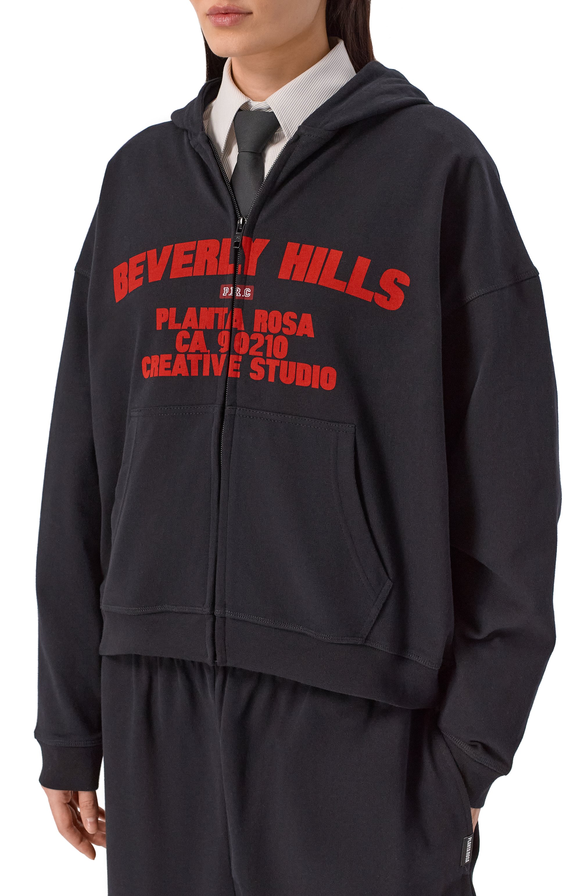 Хлопковая толстовка PLANTA ROSA, арт. PR/HZ013/CLARITY/350VELVET, фото 6