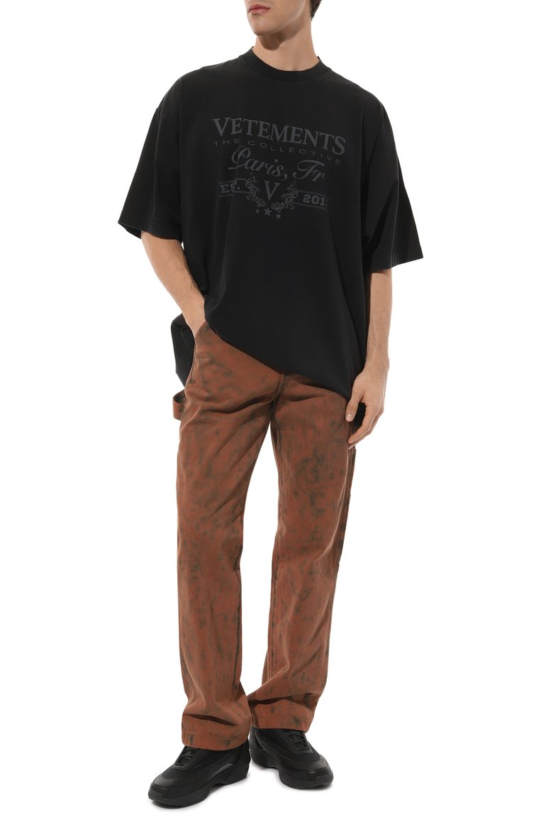 Хлопковая футболка VETEMENTS, арт. UE64TR450B, фото 2