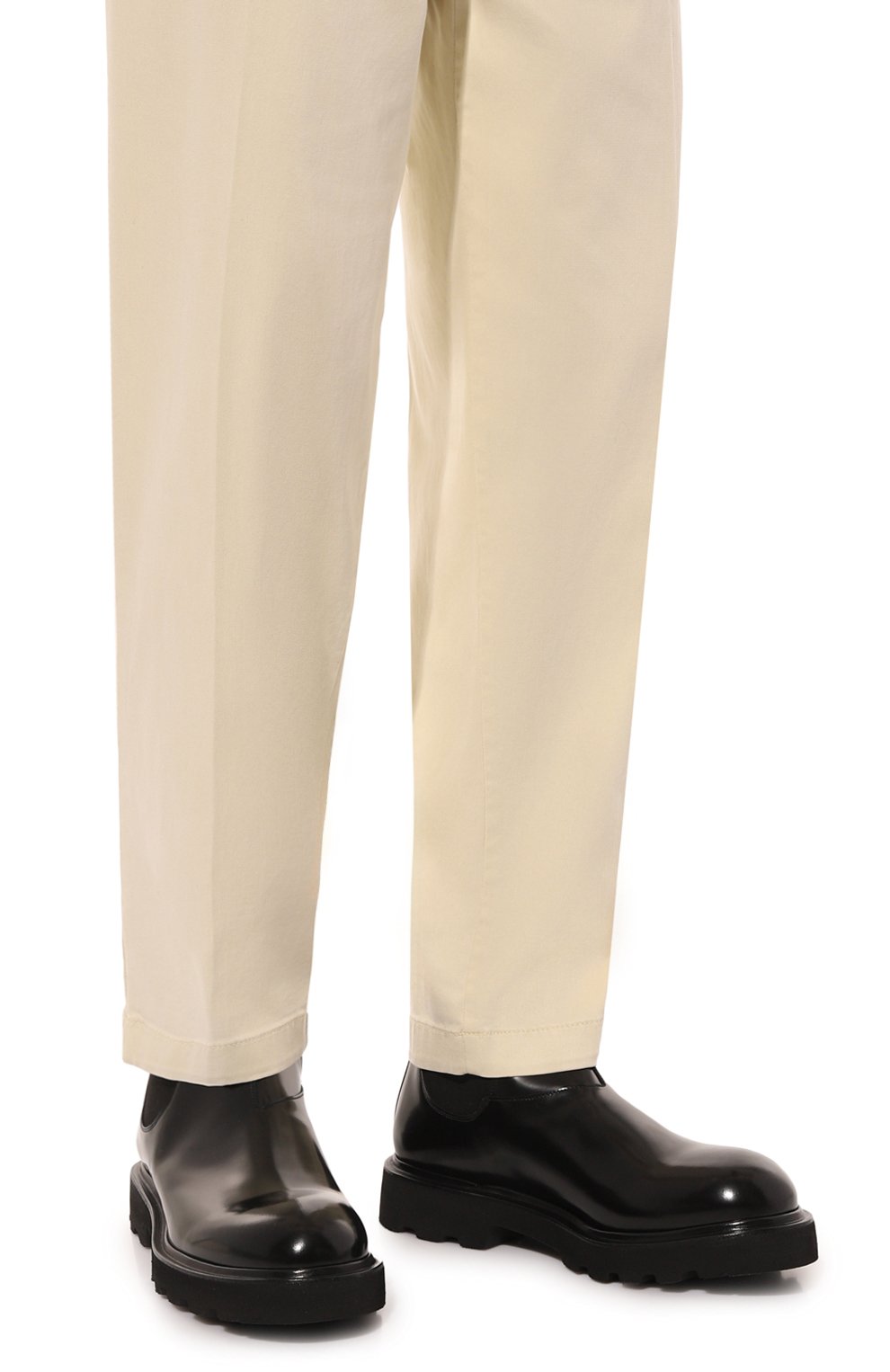 Кожаные челси PREMIATA черного цвета по цене 59000 руб., арт. 32210/TRENDY, фото 3 Кожаные челси PREMIATA, арт. 32210/TRENDY, фото 3