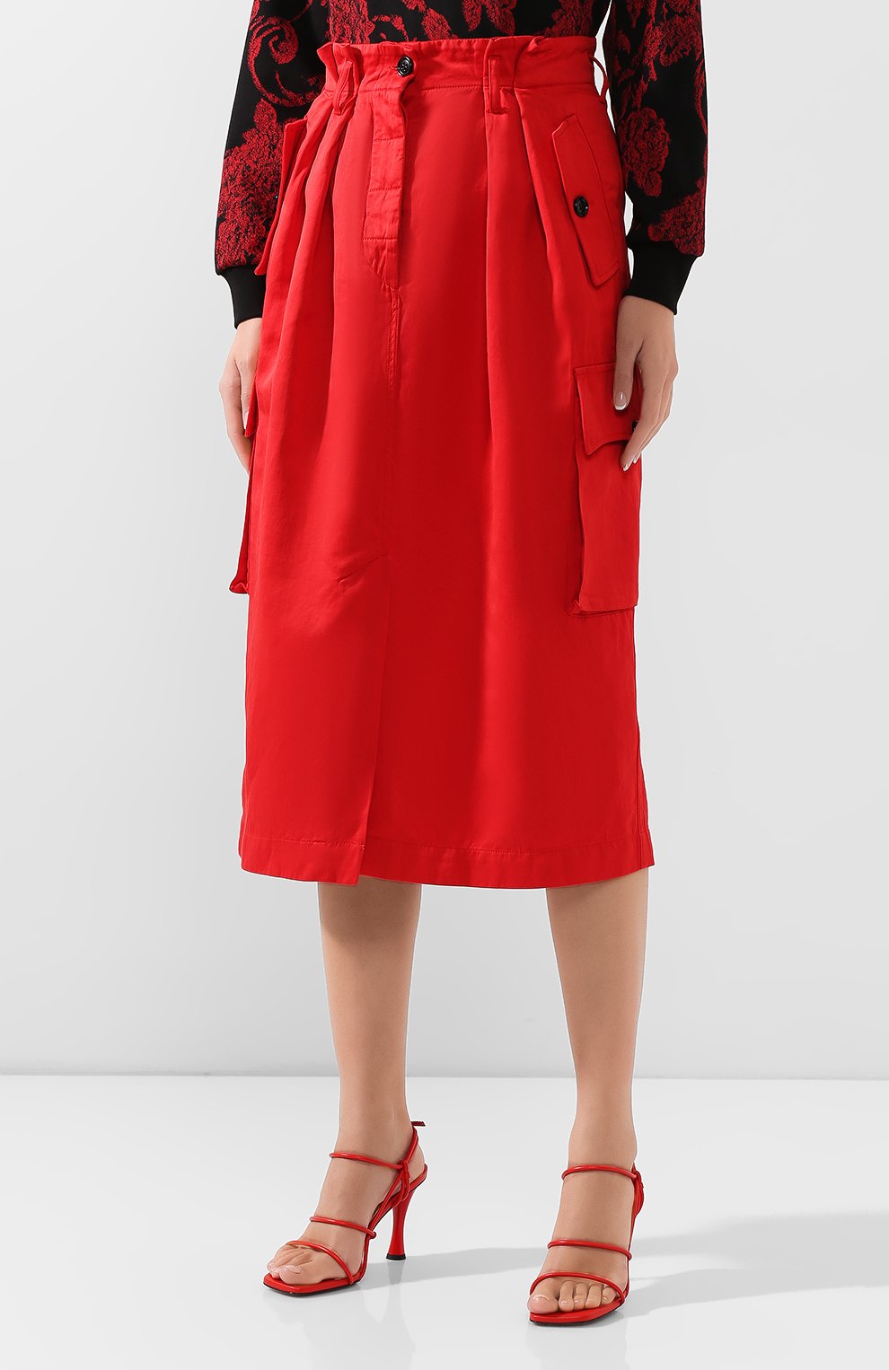 Юбка из смеси хлопка и шерсти DRIES VAN NOTEN, арт. 201-30820-9353, фото 3