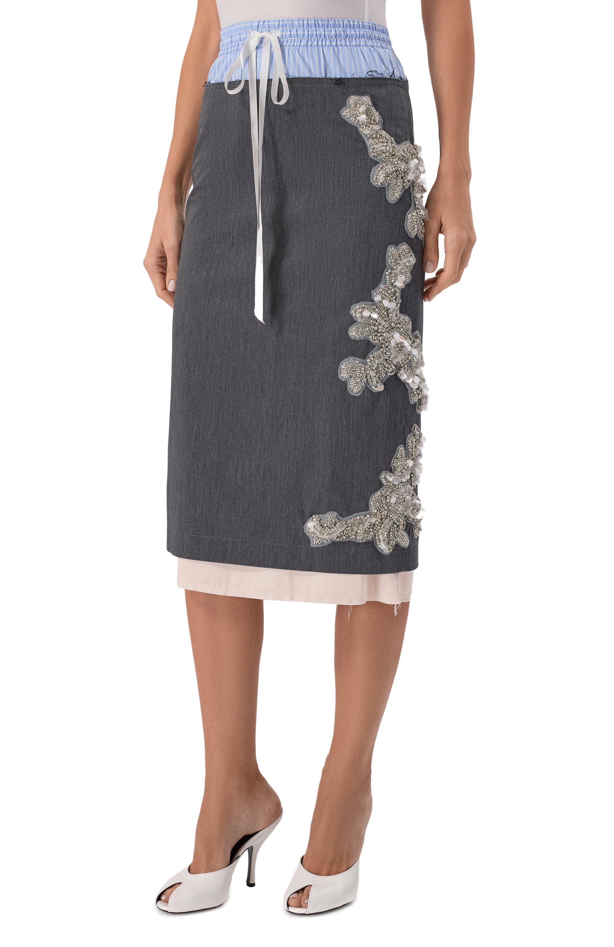 Комбинированная юбка DANIIL ANTSIFEROV, арт. DA_1715, фото 3