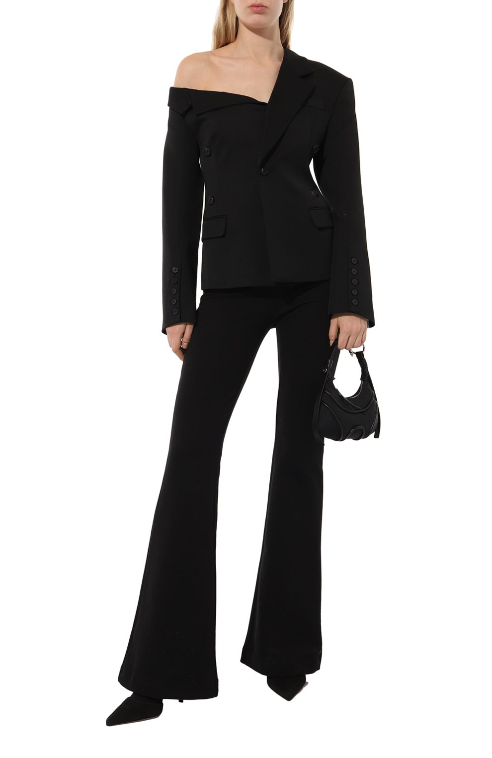 Хлопковые брюки PALM ANGELS, арт. PWCH017F23FLE0011010, фото 2