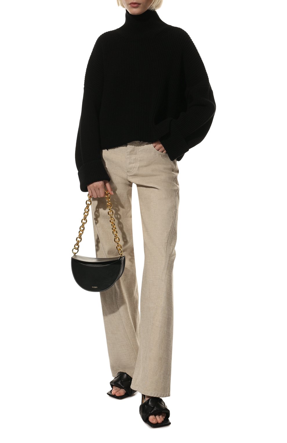 Сумка doris YUZEFI черного цвета по цене 79950 руб., арт. YUZC02-HB-D0-00, фото 7 Сумка doris YUZEFI, арт. YUZC02-HB-D0-00, фото 7