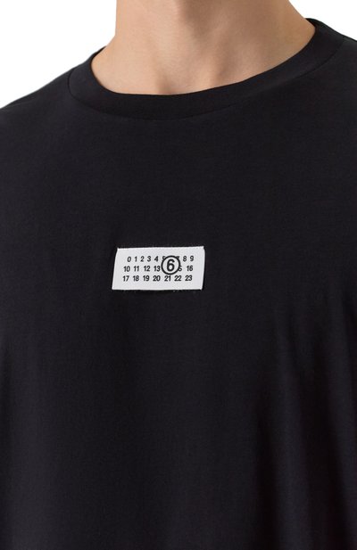 Хлопковый лонгслив MM6, арт. SH0GC0034/S24312, фото 5