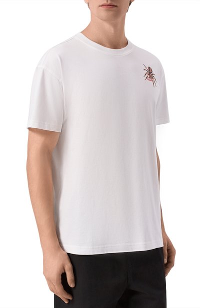 Хлопковая футболка DIESEL, арт. A19662/0QIAM, фото 3