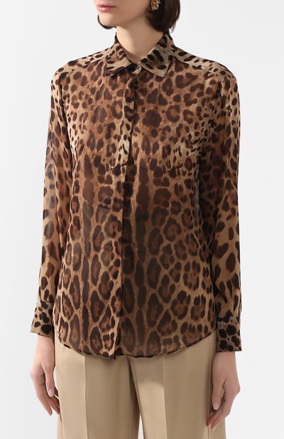 Шелковая блузка DOLCE & GABBANA, арт. F5N05T/IS1DY, фото 3
