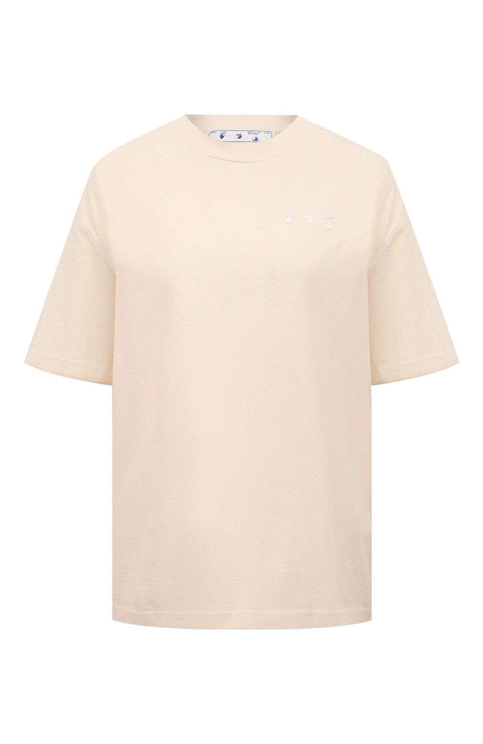 Хлопковая футболка OFF-WHITE, арт. OWAA089F22JER0010901, фото 1