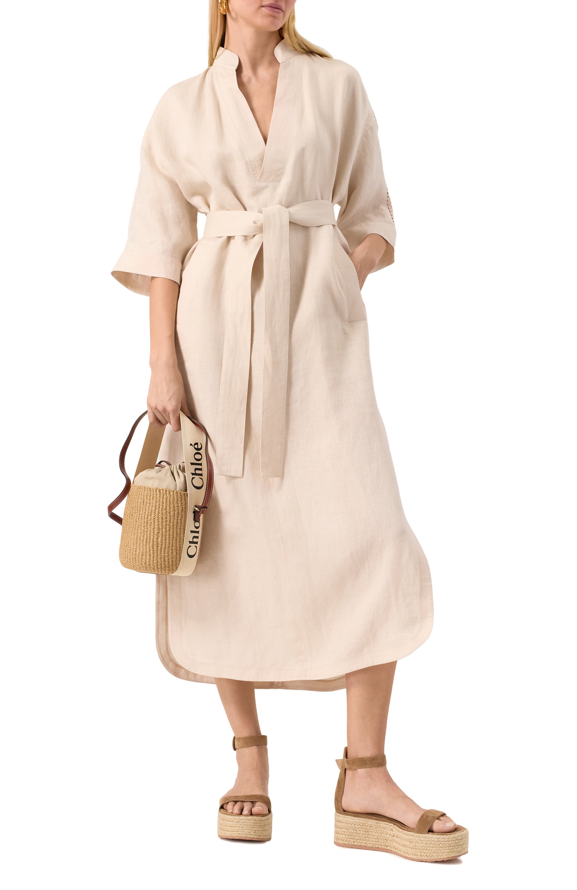 Сумка woody small CHLOÉ, арт. CHC22SS381G55, фото 7