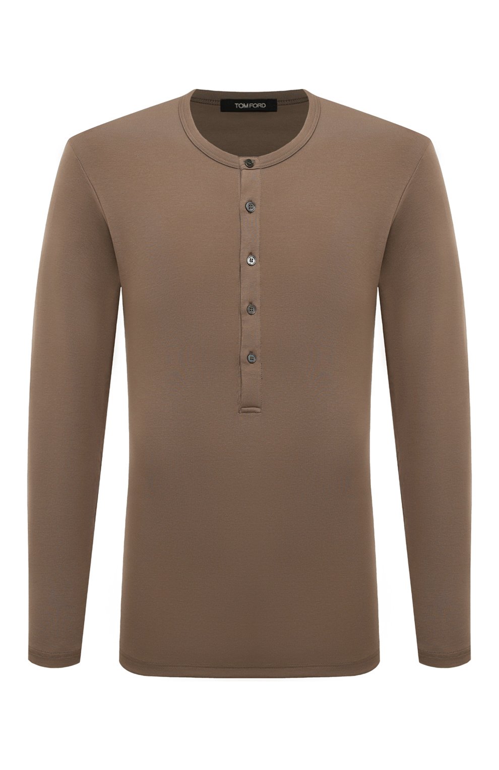 Хлопковый лонгслив-хенли TOM FORD, арт. T4M15104/214, фото 1