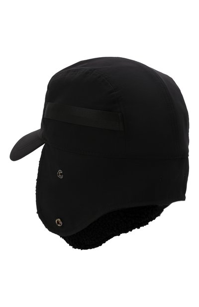 Утепленная бейсболка C.P. COMPANY черного цвета по цене 16750 руб., арт. 11CMAC235A-005991A, фото 3 Утепленная бейсболка C.P. COMPANY, арт. 11CMAC235A-005991A, фото 3