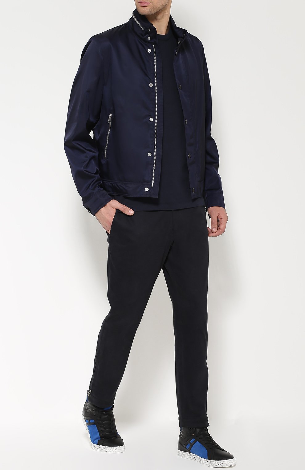 Куртка на молнии с потайным капюшоном BURBERRY, арт. 3983643, фото 2