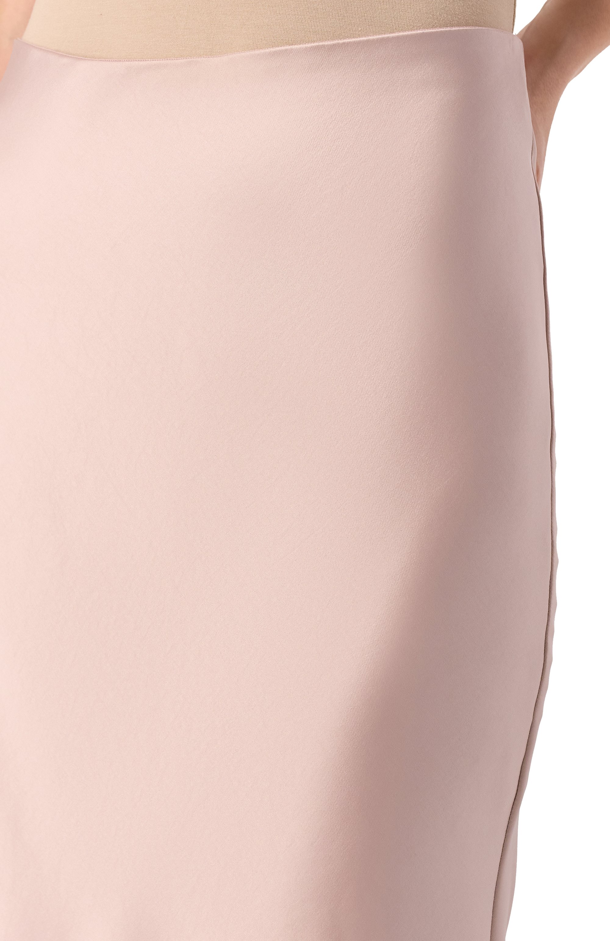 Атласная юбка LIU JO розового цвета по цене 29790 руб., арт. CA5279T2956, фото 5 Атласная юбка LIU JO, арт. CA5279T2956, фото 5