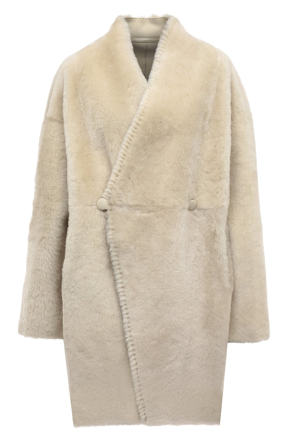 Шуба из овчины ALINE кремового цвета по цене 250000 руб., арт. AL22FW010907, фото 1 Шуба из овчины ALINE, арт. AL22FW010907, фото 1