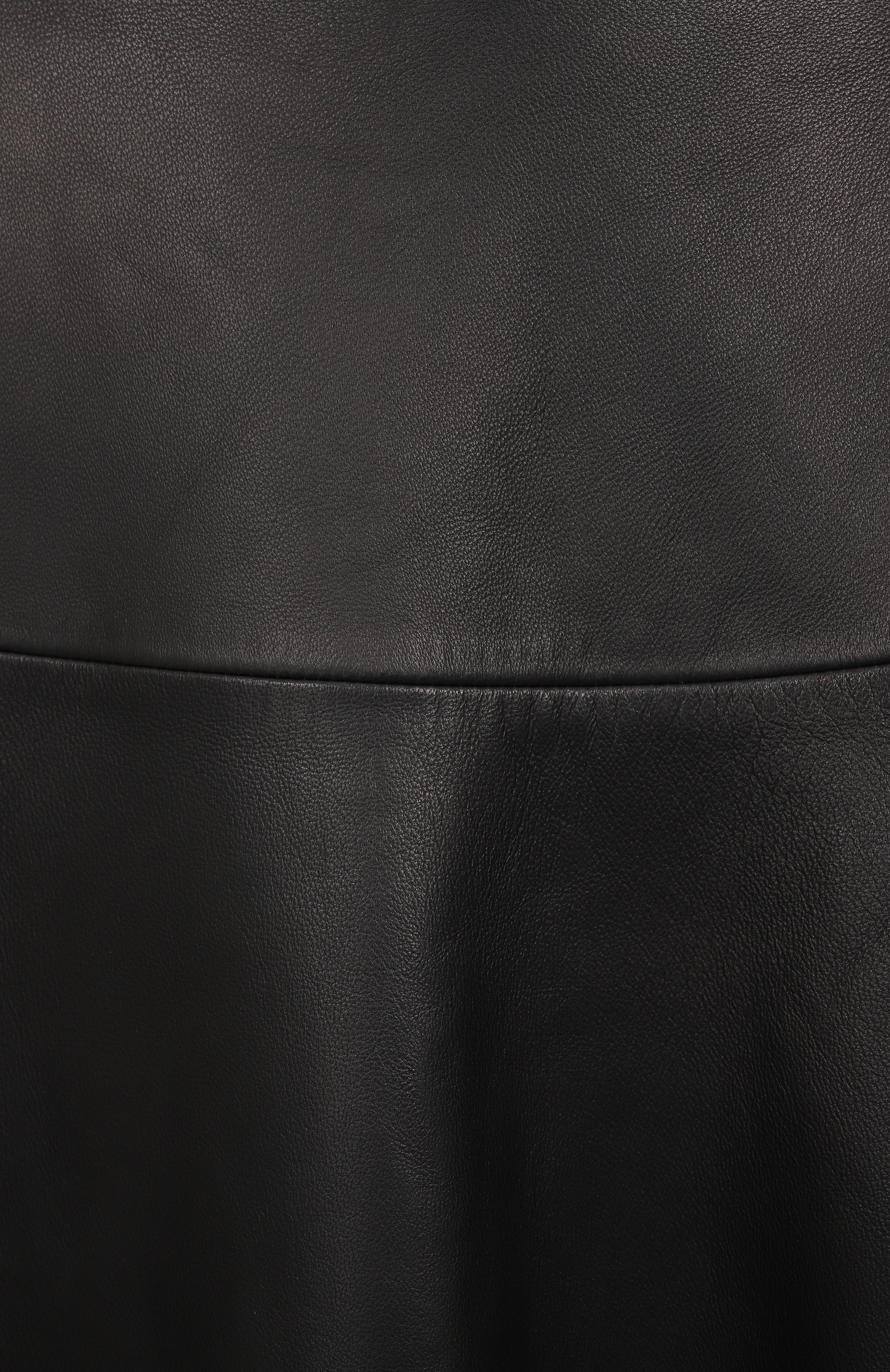 Кожаная юбка BATS черного цвета по цене 65000 руб., арт. FW22_S_2201, фото 6 Кожаная юбка BATS, арт. FW22_S_2201, фото 6