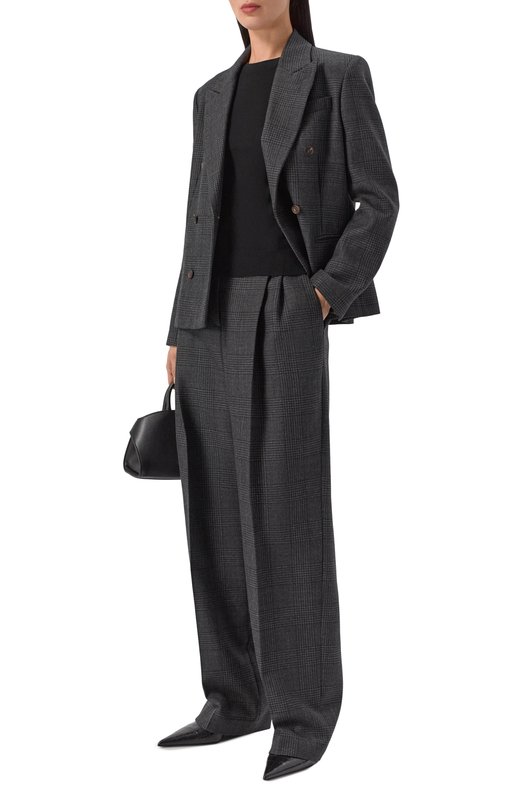 Кашемировый пуловер Loro Piana FAM9049_001 Чёрный  FAM9049_001 Фото 2