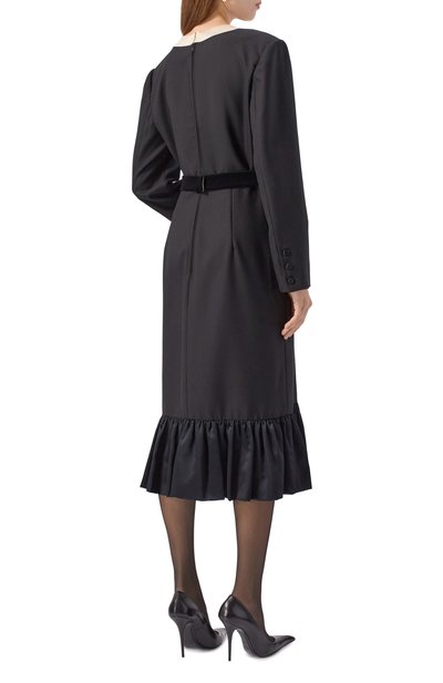 Шерстяное платье VALENTINO, арт. 6B0VADH0/8VB, фото 4