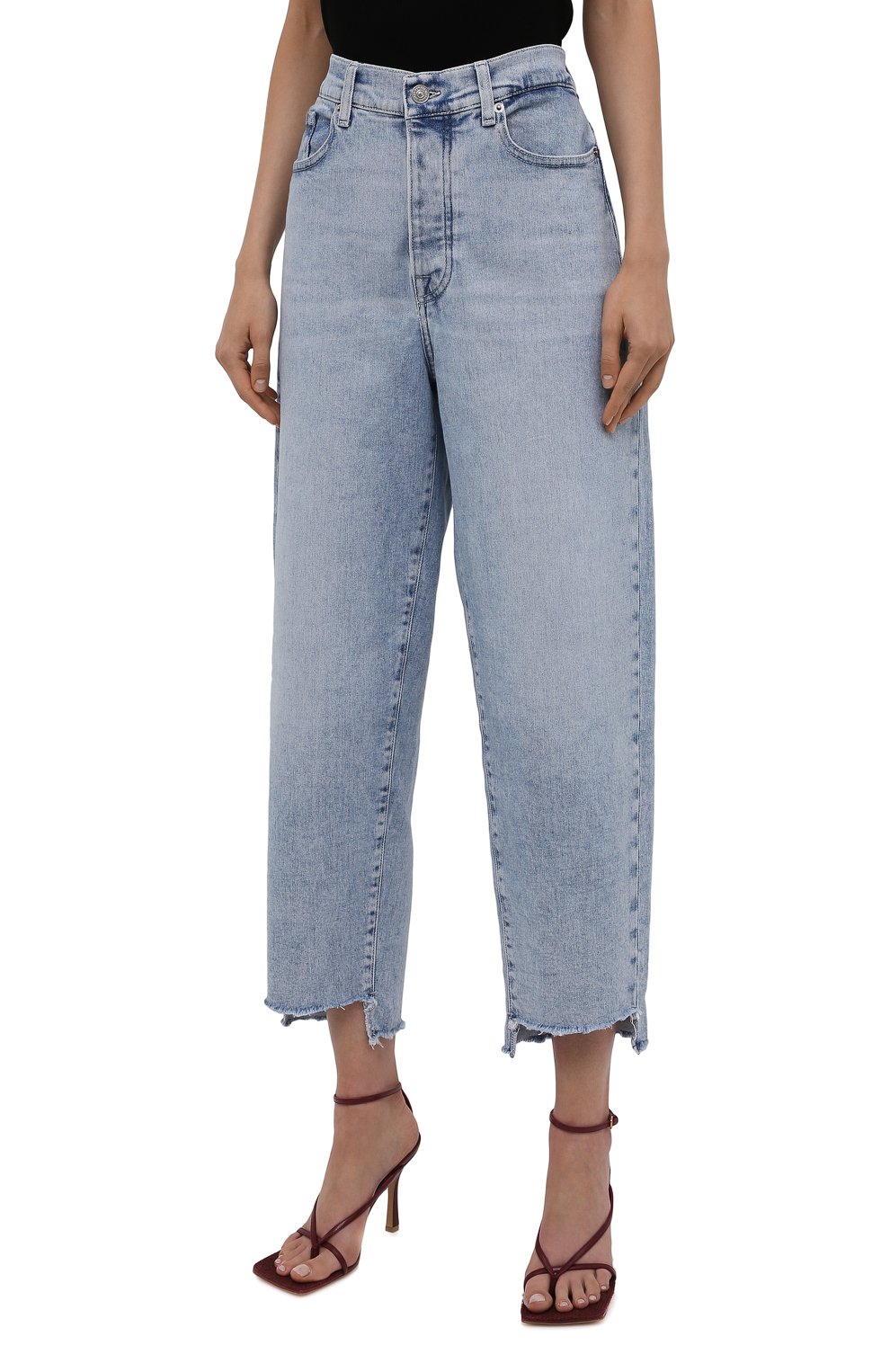 Джинсы 7 FOR ALL MANKIND светло-голубого цвета по цене 23000 руб., арт. JSDYB75TL0, фото 3 Джинсы 7 FOR ALL MANKIND, арт. JSDYB75TL0, фото 3