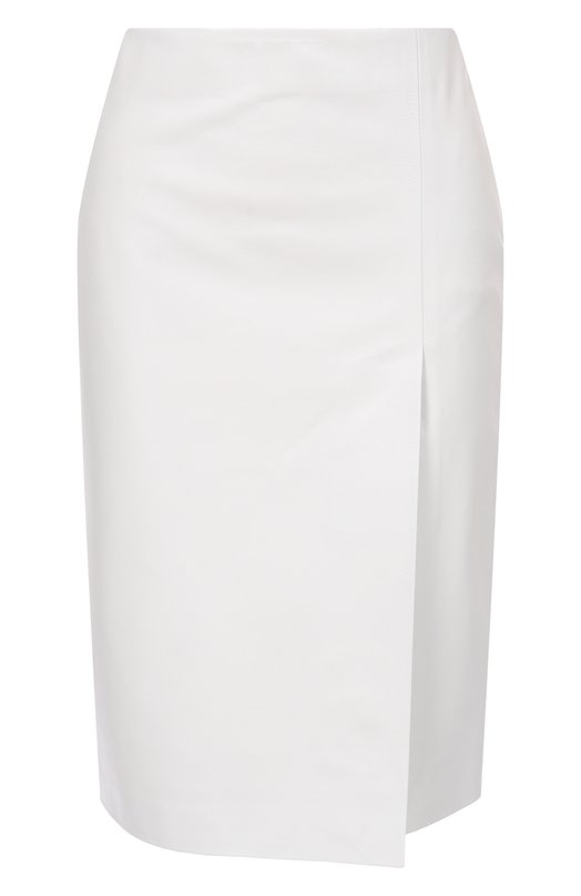 Кожаная юбка Sashaverse SKLT016/LEATHER.100/SS25 Белый SKLT016/LEATHER.100/SS25
