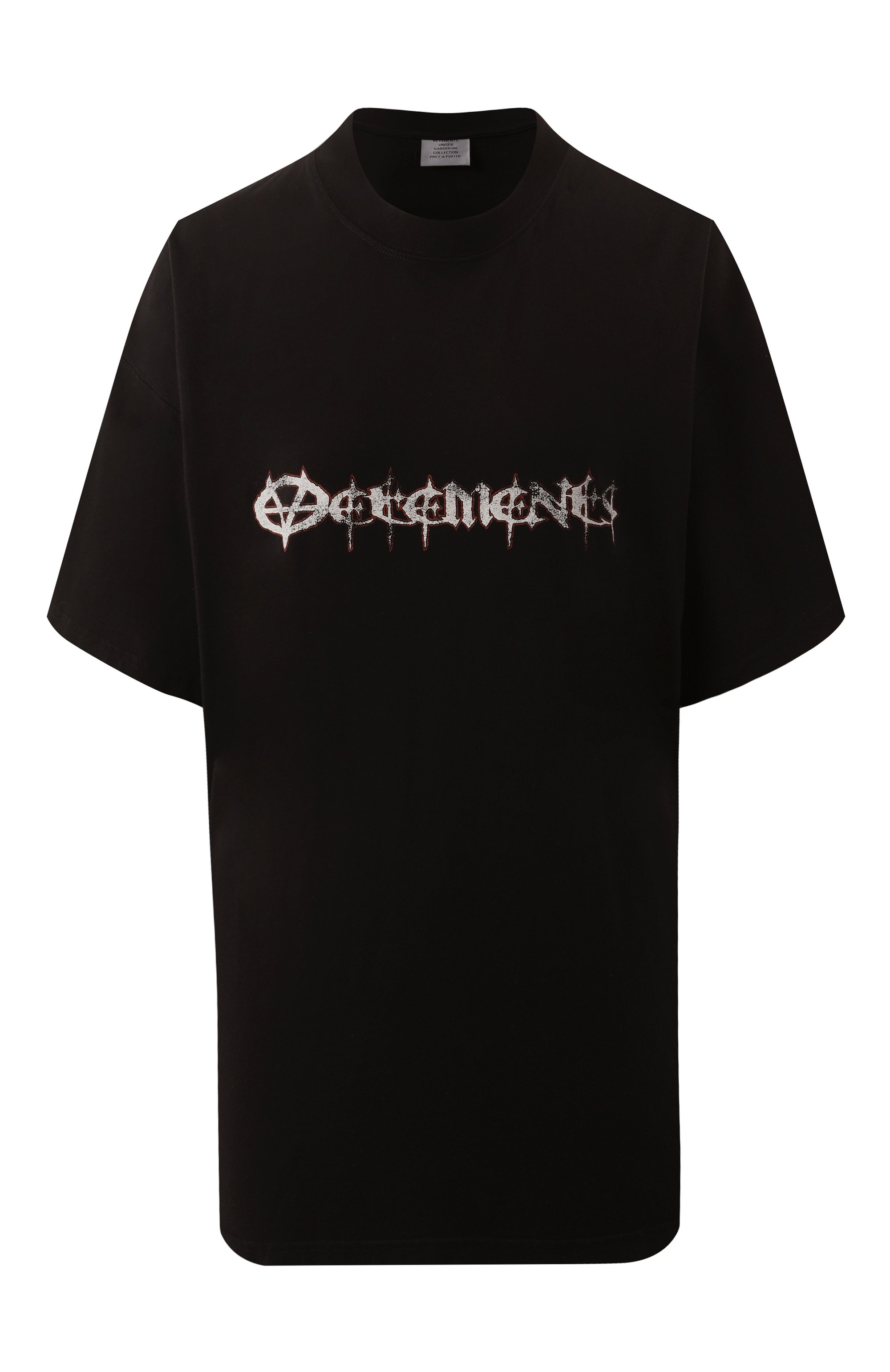 Хлопковая футболка VETEMENTS, арт. UA66TR650B, фото 1