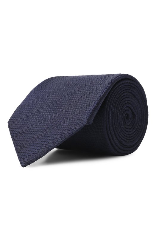 Шелковый галстук Brioni 061D00/PD460 Синий 061D00/PD460