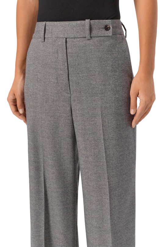 Брюки из шерсти и кашемира Kiton D48109K0561G01 Серый  D48109K0561G01 Фото 5