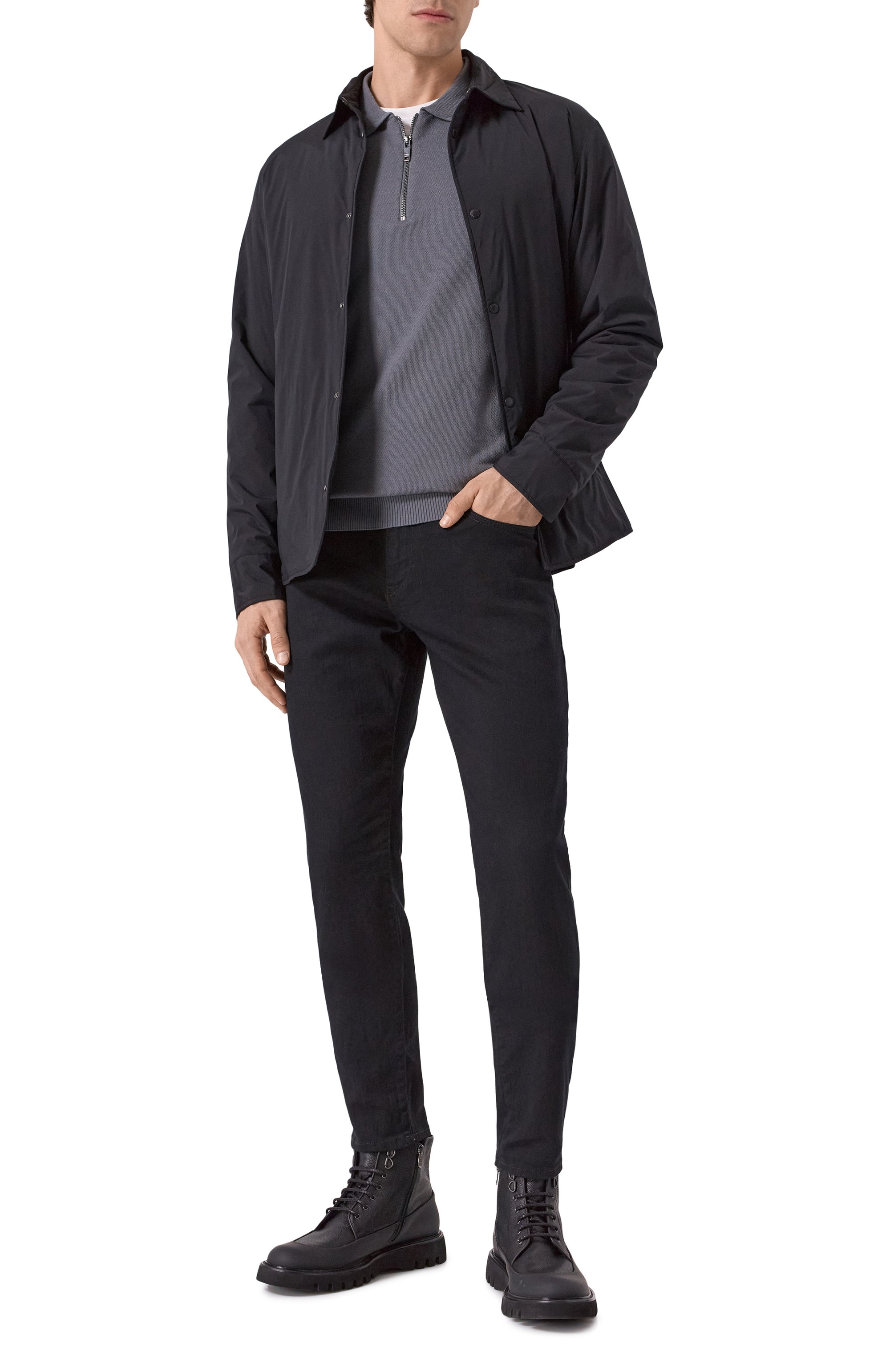 Хлопковое поло HUGO, арт. 50533346, фото 2