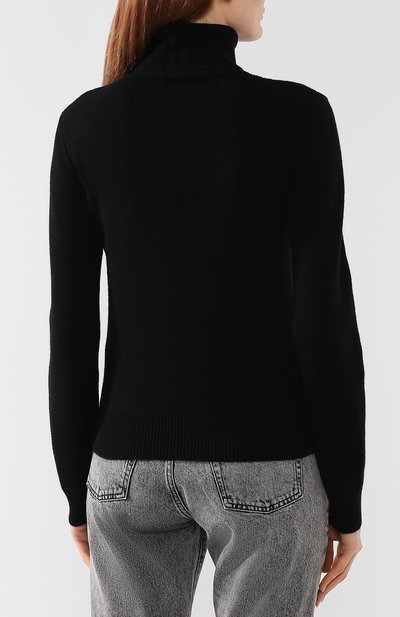Кашемировая водолазка SAINT LAURENT, арт. 537408/YA20L, фото 4
