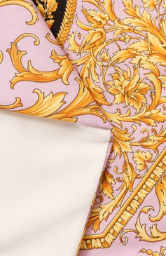 Детского хлопковое одеяло VERSACE розового цвета, арт. YE000144/A233634 | Фото 2 (Материал: Текстиль, Хлопок; Нос: Не проставлено; Материал сплава: Проставлено)