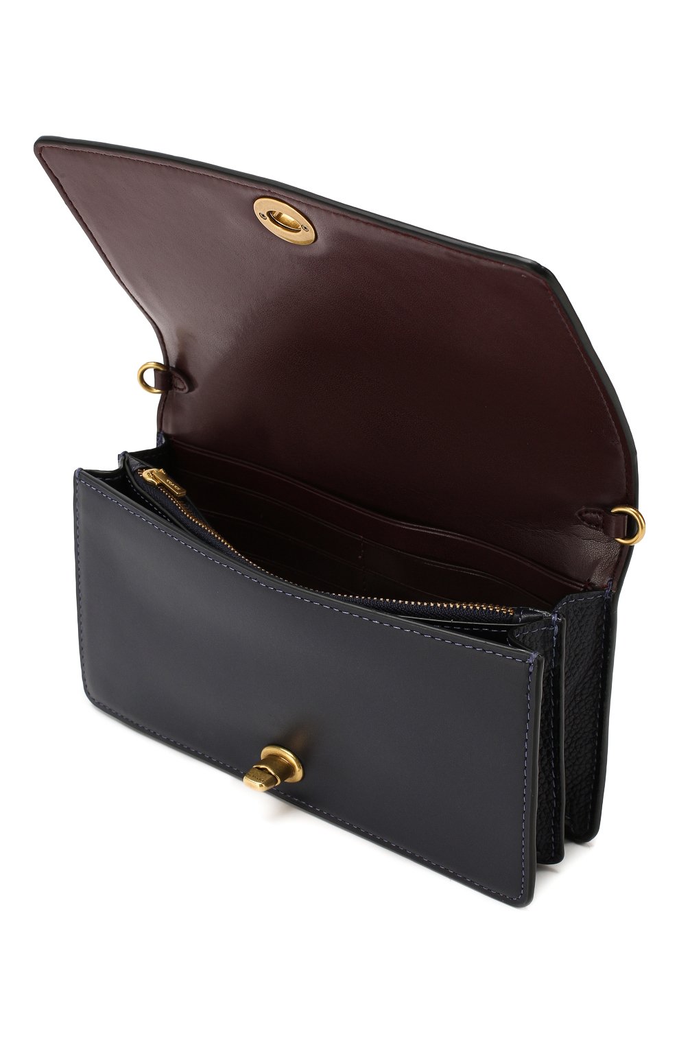 Сумка riley COACH синего цвета по цене 40950 руб., арт. 69969, фото 4 Сумка riley COACH, арт. 69969, фото 4