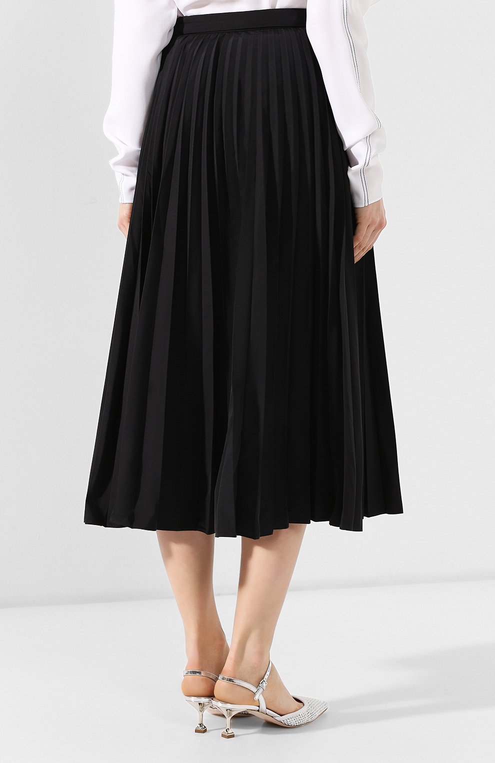 Юбка VALENTINO черного цвета по цене 225000 руб., арт. RB0RA4R04H2, фото 4 Юбка VALENTINO, арт. RB0RA4R04H2, фото 4