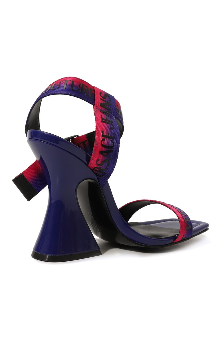 Текстильные босоножки VERSACE JEANS COUTURE, арт. 74VA3S38/ZS595, фото 1