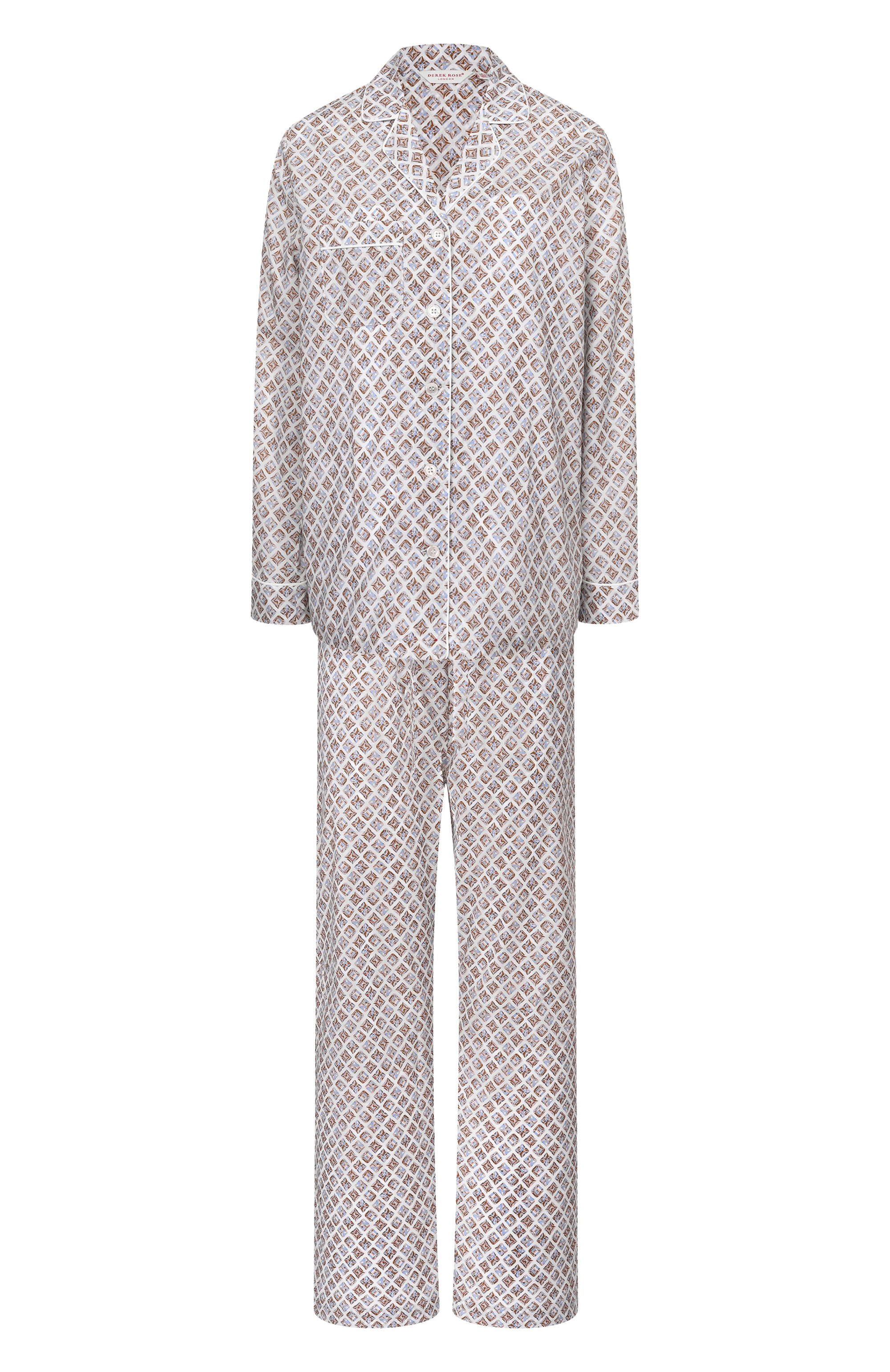 Хлопковая пижама DEREK ROSE, арт. 2012/LEDB091, фото 1
