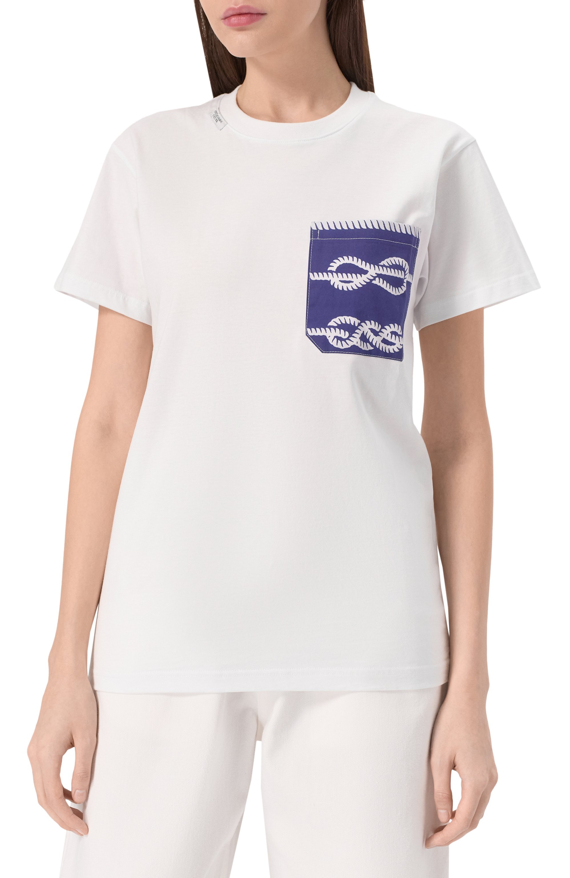 Хлопковая футболка FORTE DEI MARMI COUTURE, арт. 25SF5201, фото 3