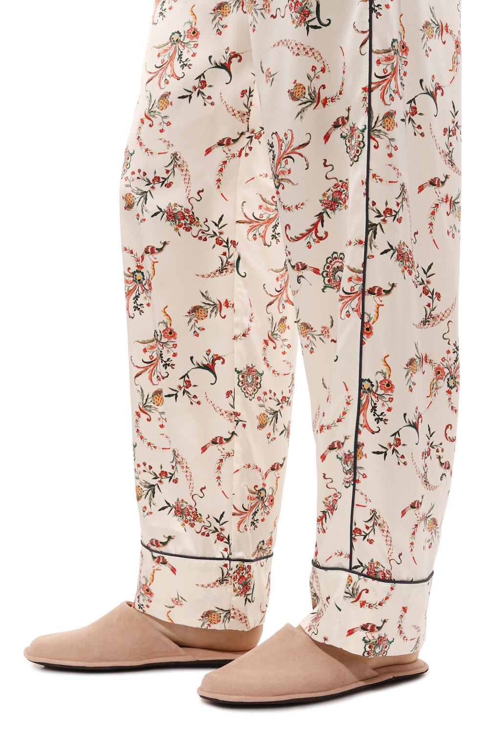 Замшевые домашние туфли HOMERS AT HOME темно-бежевого цвета по цене 19950 руб., арт. 19456/ANTE, фото 3 Замшевые домашние туфли HOMERS AT HOME, арт. 19456/ANTE, фото 3