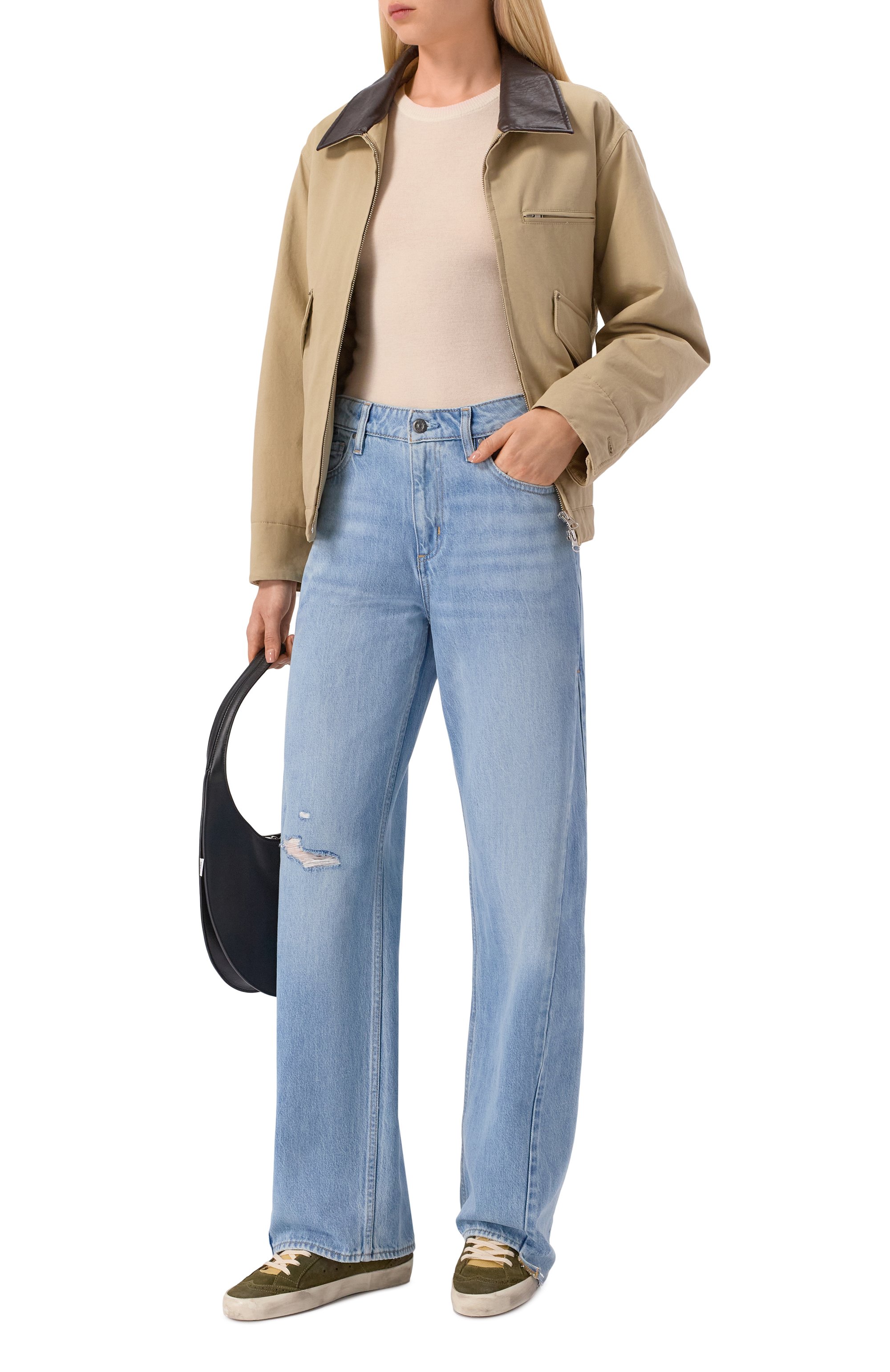 Замшевые кеды mid star GOLDEN GOOSE DELUXE BRAND, арт. GWF00122.F003228, фото 3