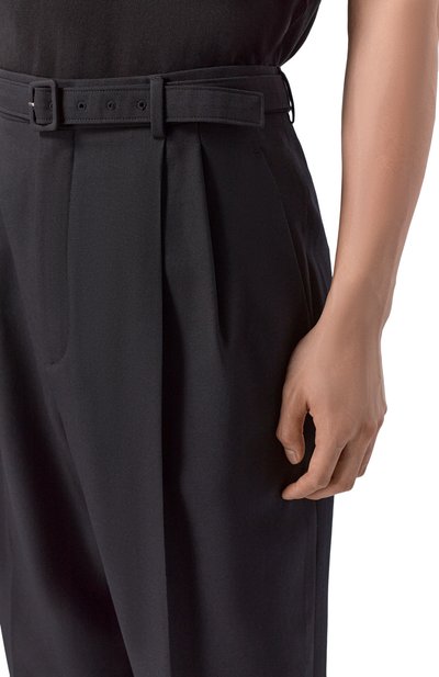 Шерстяные брюки SAINT LAURENT, арт. 854428/Y1N05, фото 5