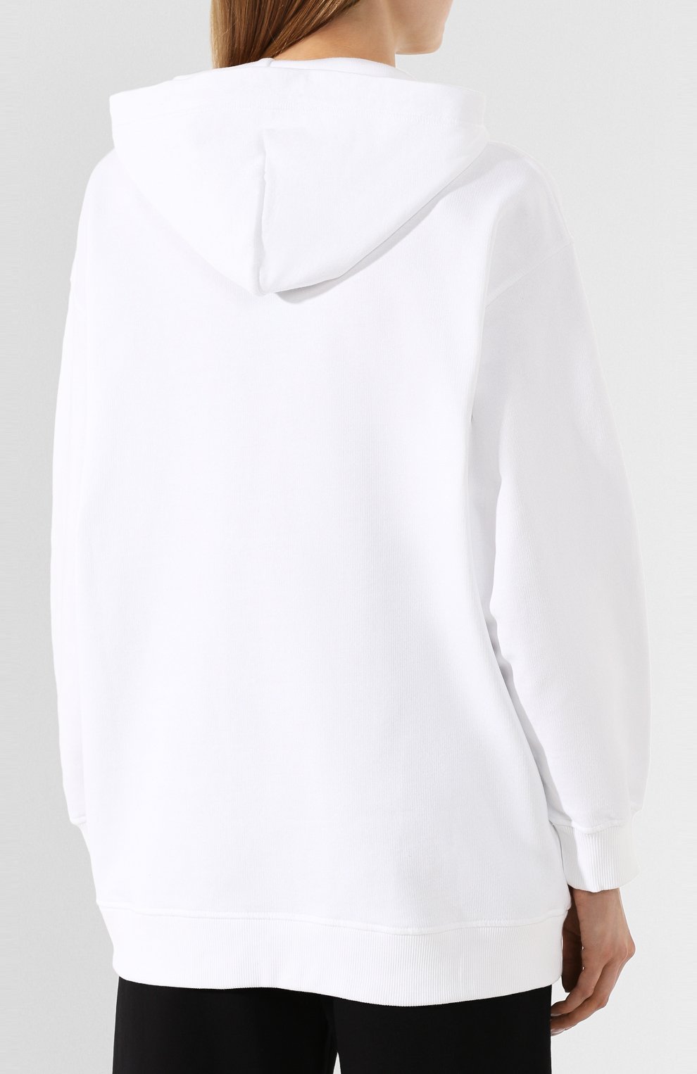 Хлопковое худи KENZO белого цвета по цене 29450 руб., арт. FA52SW9644XI, фото 4 Хлопковое худи KENZO, арт. FA52SW9644XI, фото 4