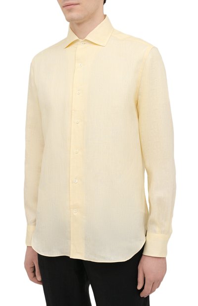 Льняная рубашка CORNELIANI, арт. 89P156-2111091/00, фото 3