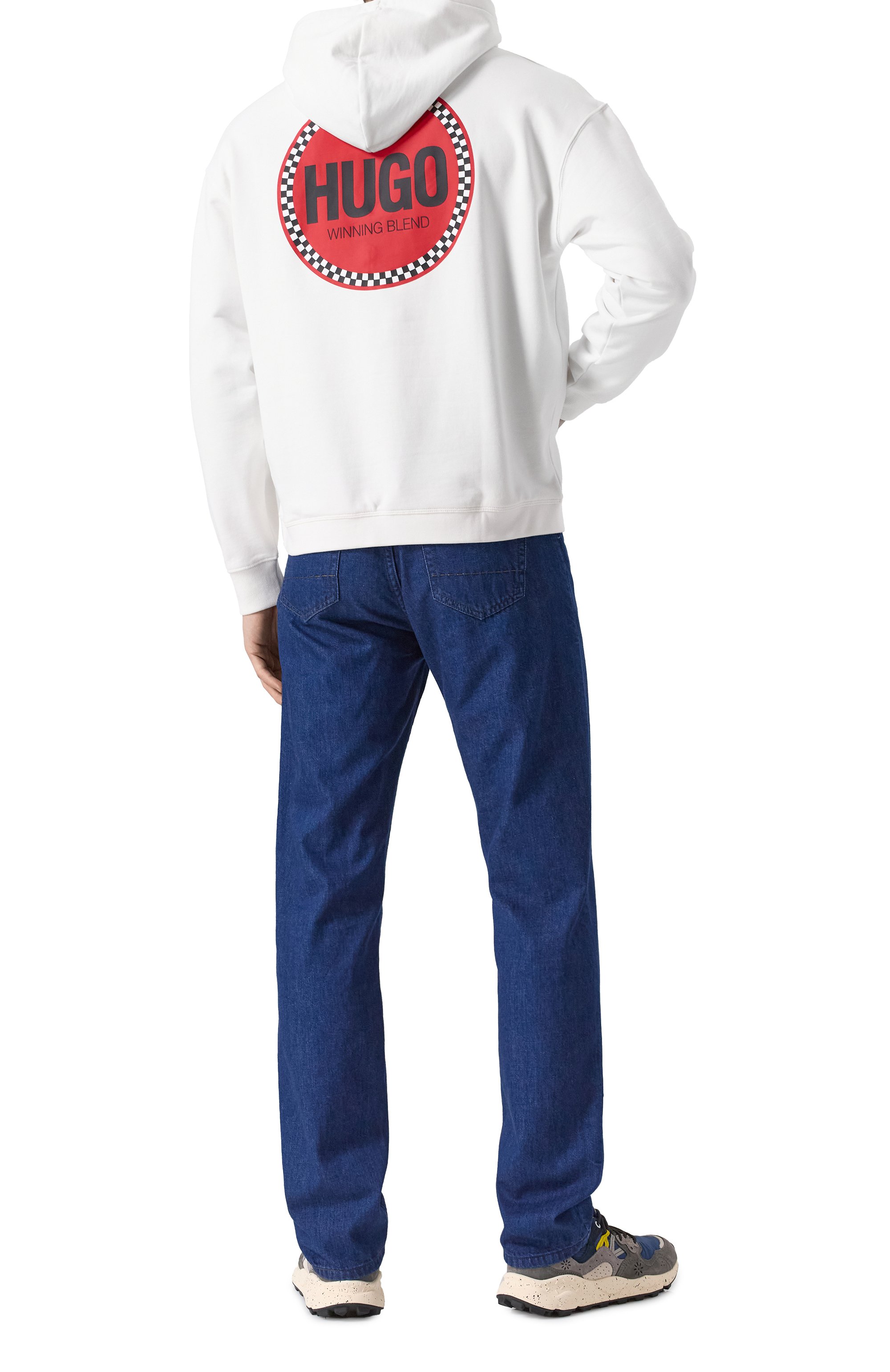 Хлопковое худи HUGO, арт. 50530658, фото 2