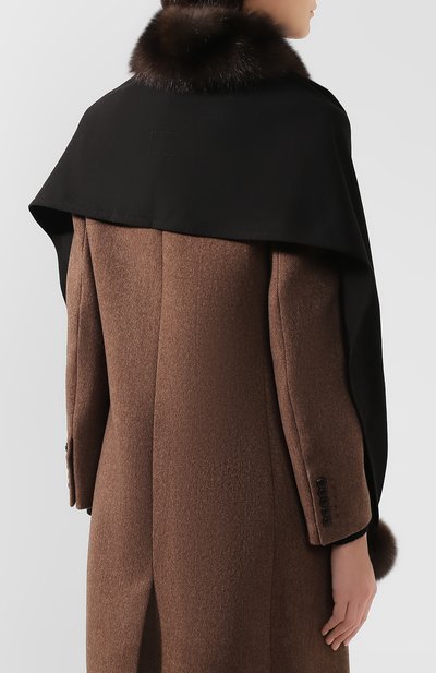 Капюшон с отделкой из меха соболя VICTORIA KUSENKOVA, арт. 199303549548, фото 4