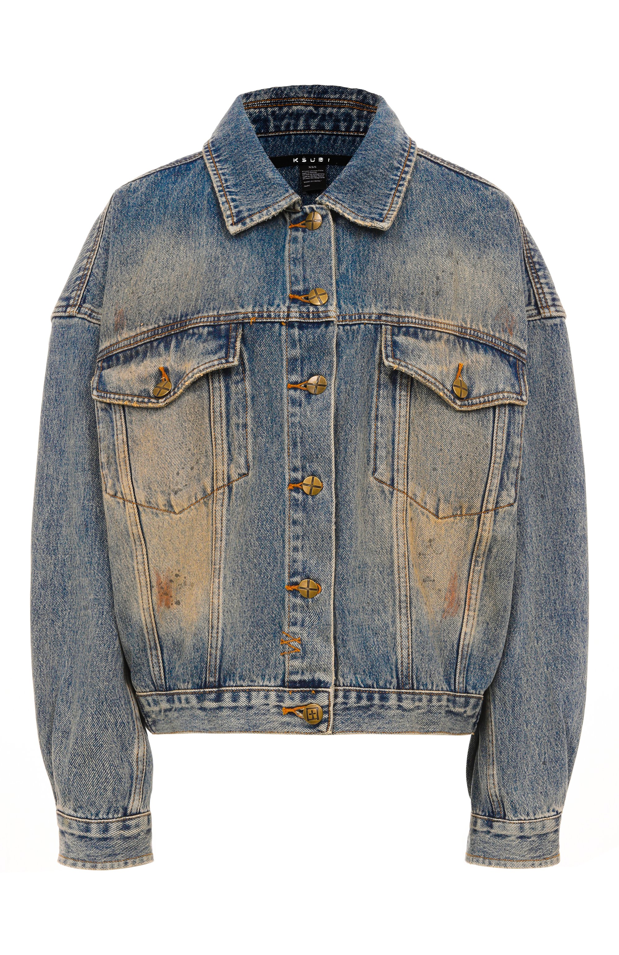 Джинсовая куртка KSUBI, арт. WFA25JK002, фото 1