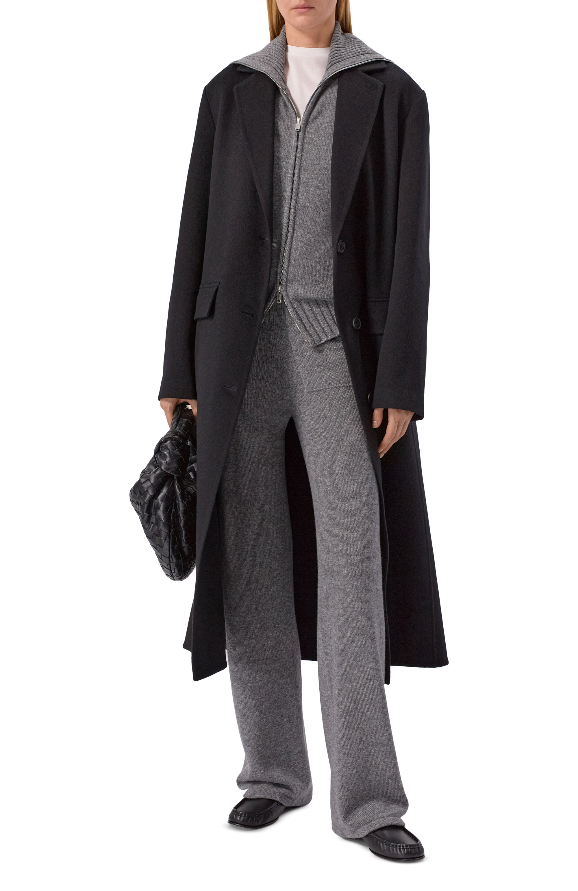 Кашемировые брюки MVST серого цвета по цене 162000 руб., арт. M25.1MW.K411, фото 2 Кашемировые брюки MVST, арт. M25.1MW.K411, фото 2