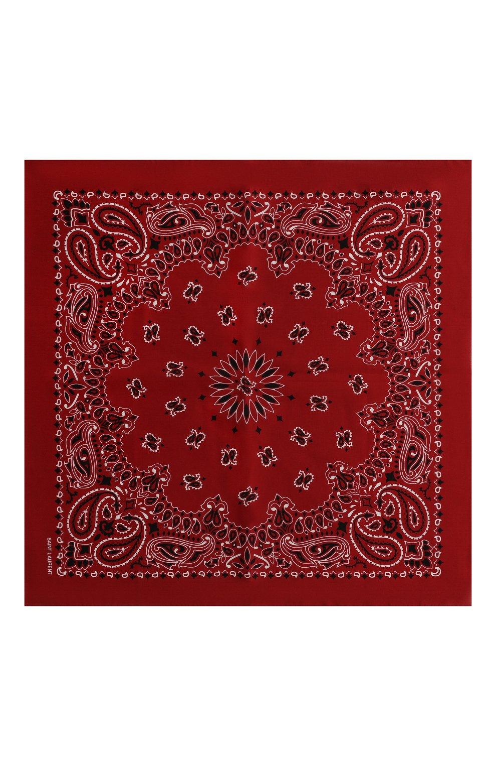 Хлопковая бандана SAINT LAURENT, арт. 551653/3Y105, фото 3